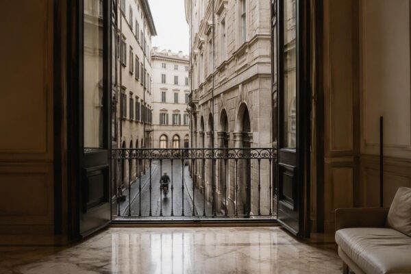 Palazzo Sacchetti: l'appartamento di Massimo Adario e Dimitri Borri a Roma