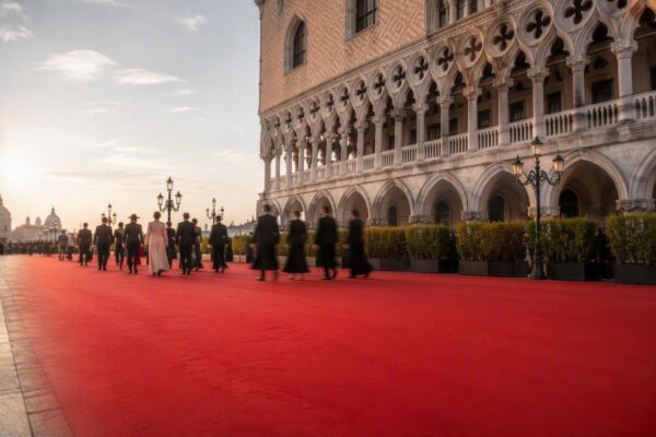 Romana Maggiora Vergano e Andrea Lattanzi ufficializzano la relazione alla Mostra del Cinema