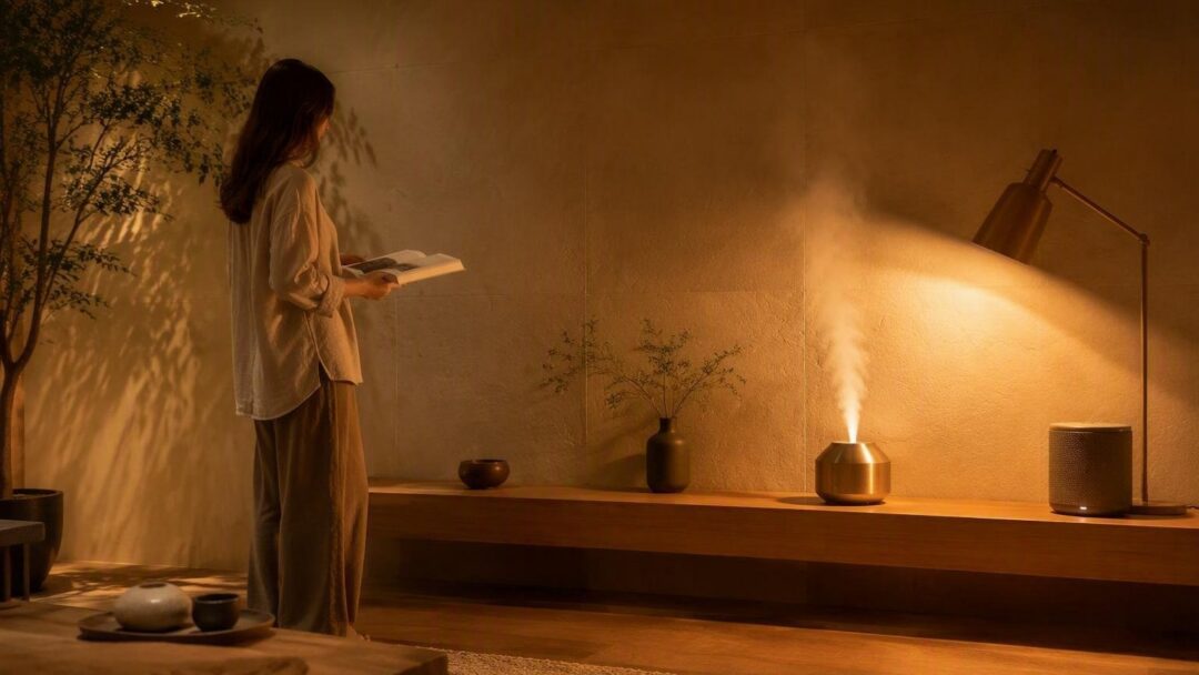 Trasformare la casa in un habitat di benessere con luce, materiali, profumazioni e suoni