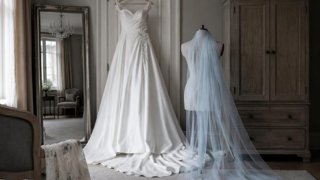 Valentino firma il look da sposa di Dove Cameron: velo celeste
