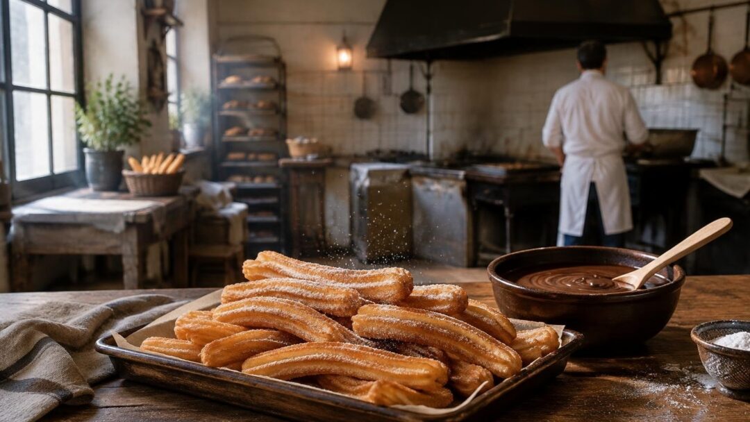 Come preparare churros croccanti con salsa al cioccolato fondente