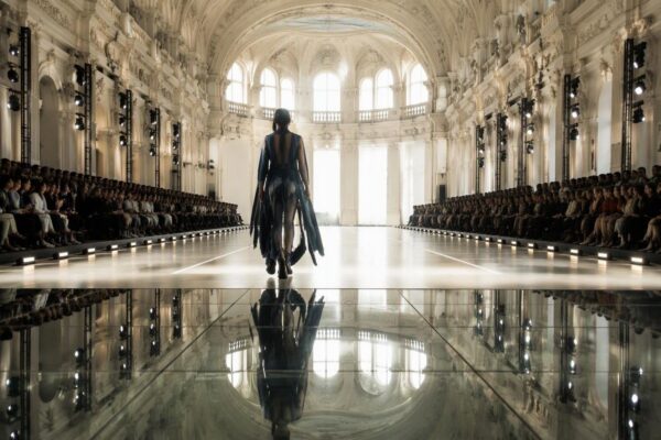 Denim upcycled di Miu Miu x Wrangler: il capo della primavera 2027