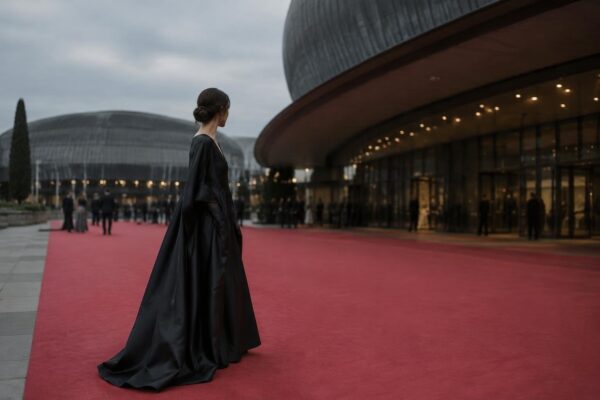 Gucci e Isabella Ferrari: look gessato al red carpet di Roma