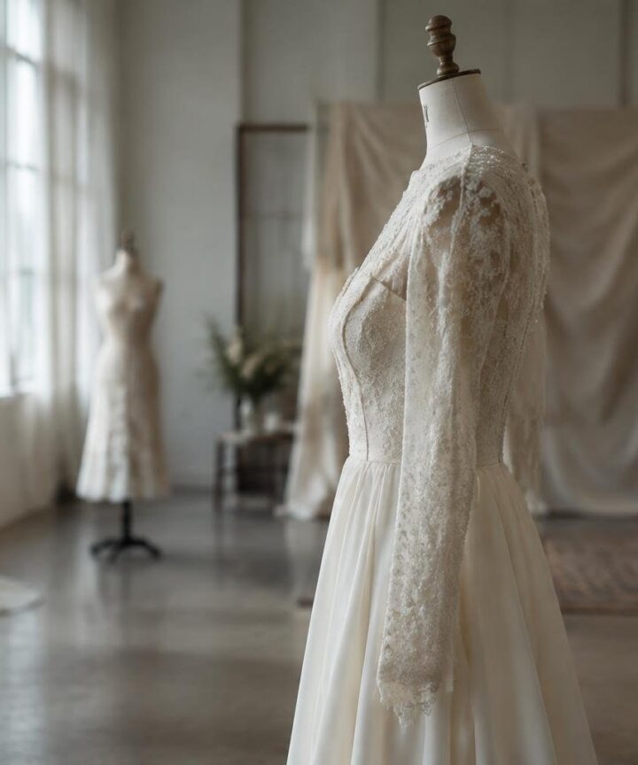 Maniche lunghe per la sposa: top trend primavera 2027