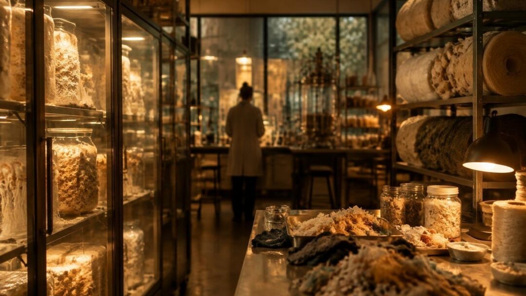 Nuovi filati eco: funghi, proteine vegetali e scarti tessili