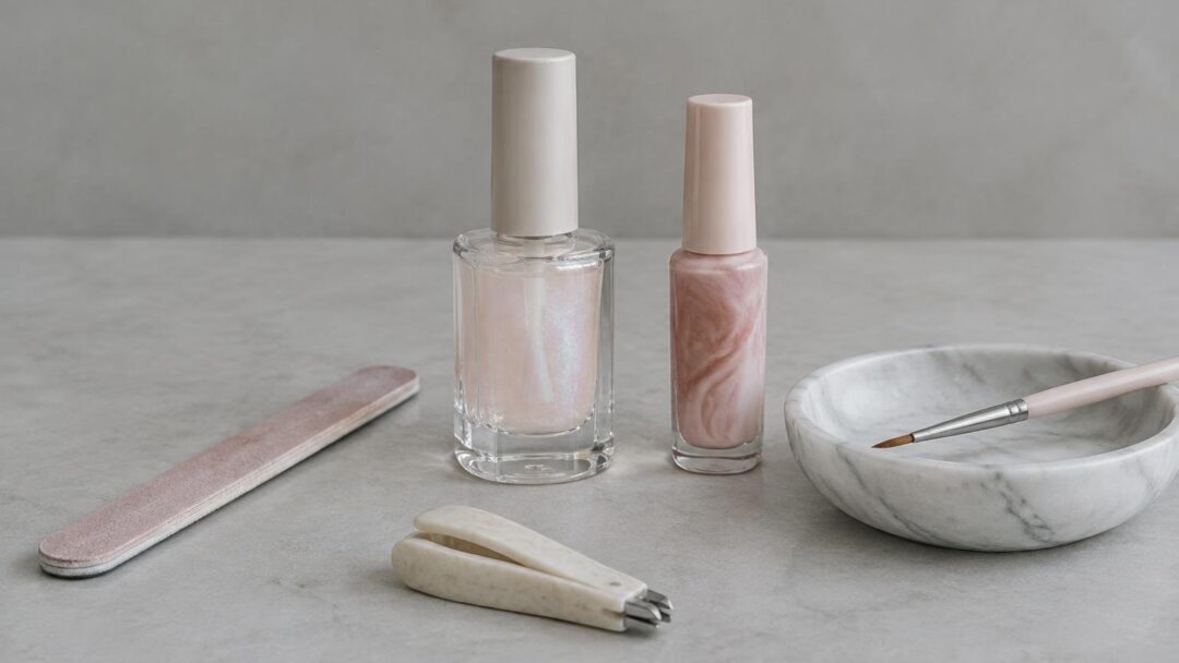 Unghie ballet blush: tutorial per sfumature lattiginose