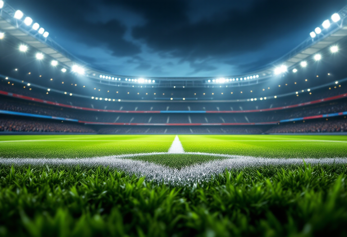Inghilterra e Letonia in campo durante le eliminatorie