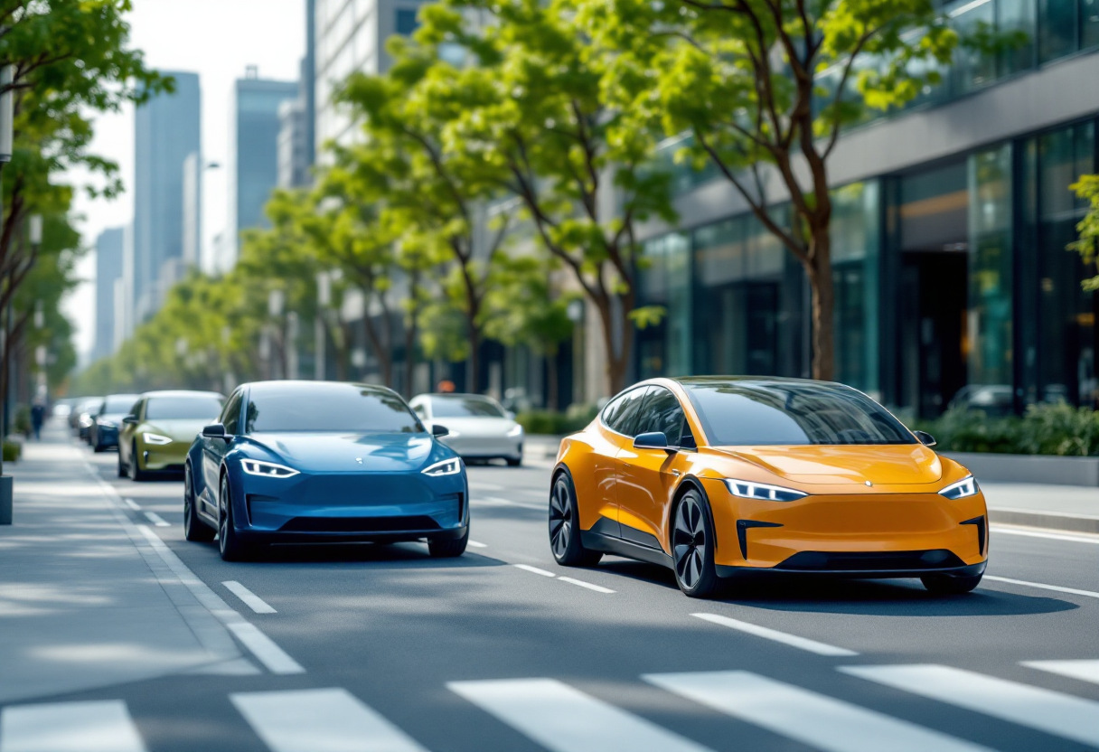 Immagine che rappresenta il futuro del trasporto elettrico