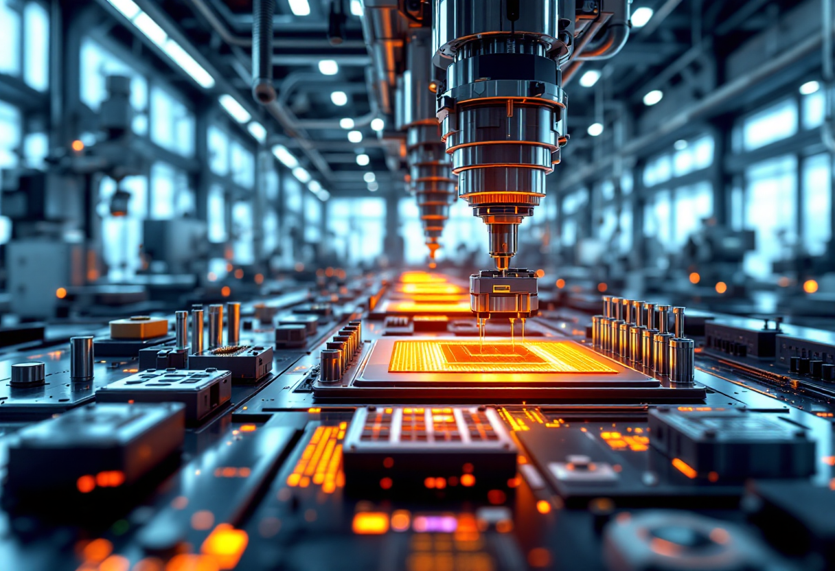 Fabricación de semiconductores en el espacio