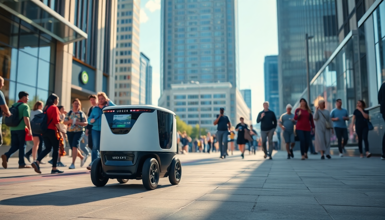 Entrega de alimentos con robots: Uber Eats inicia en Atlanta