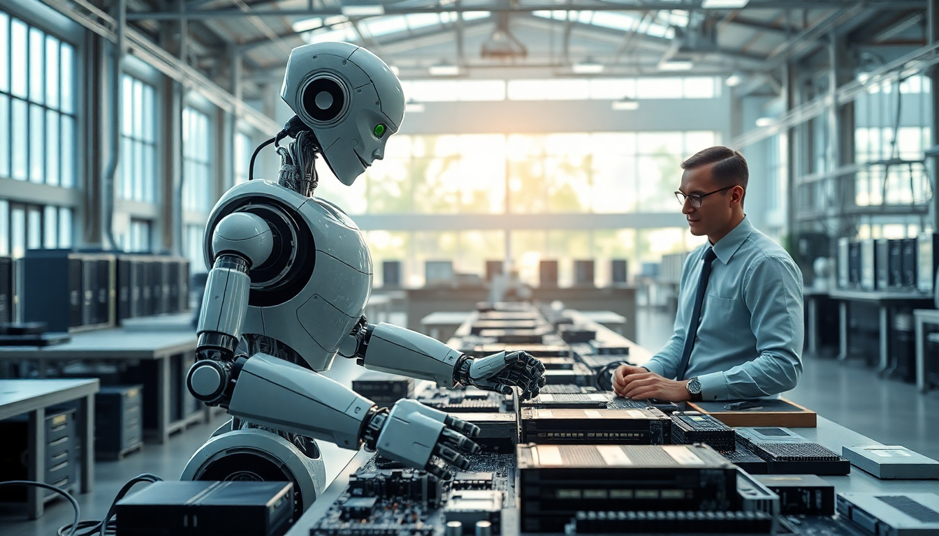 Foxconn y Nvidia: la revolución de la robótica en la producción de servidores