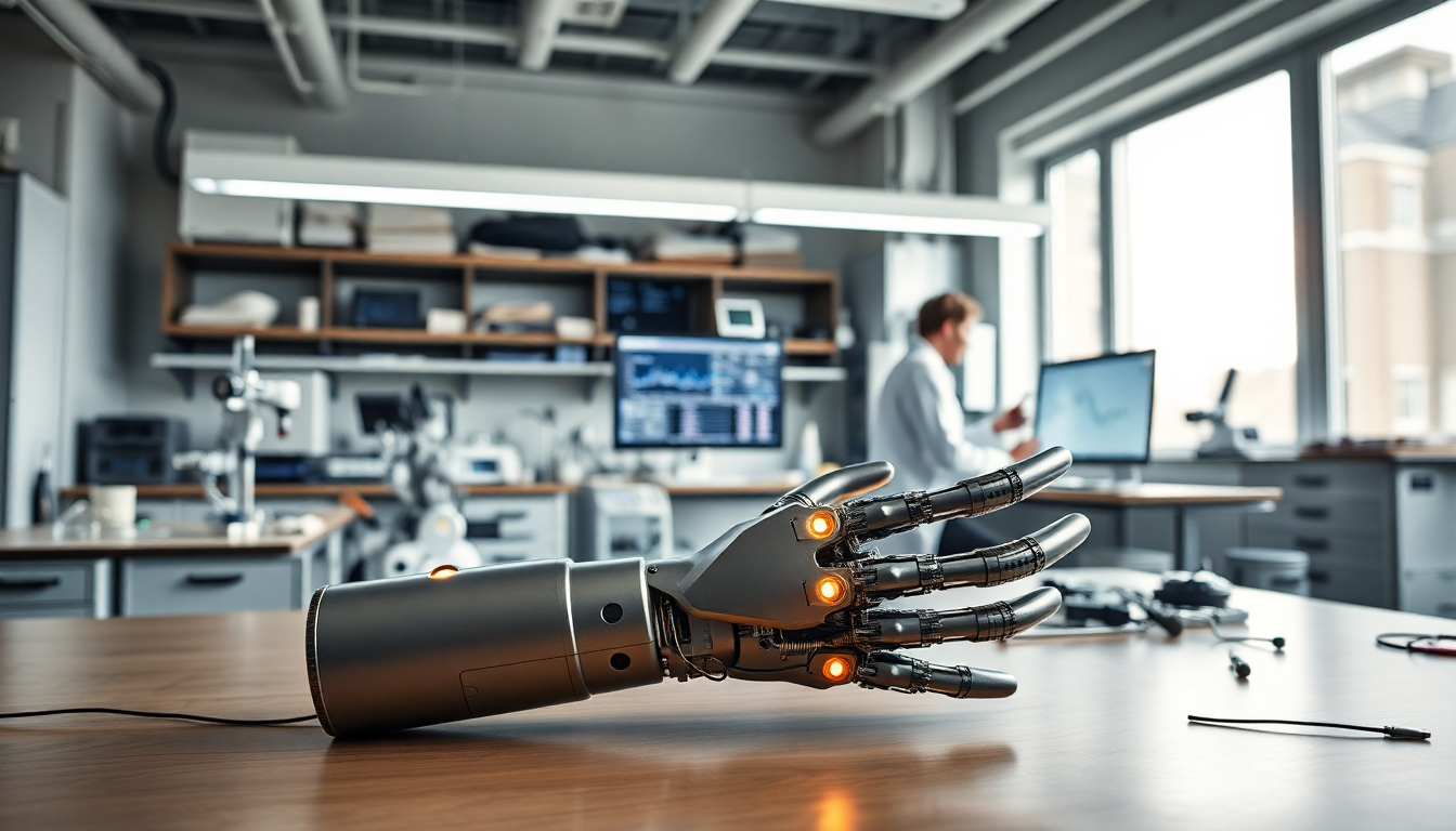 Innovaciones en prótesis: control autónomo sin señales biológicas