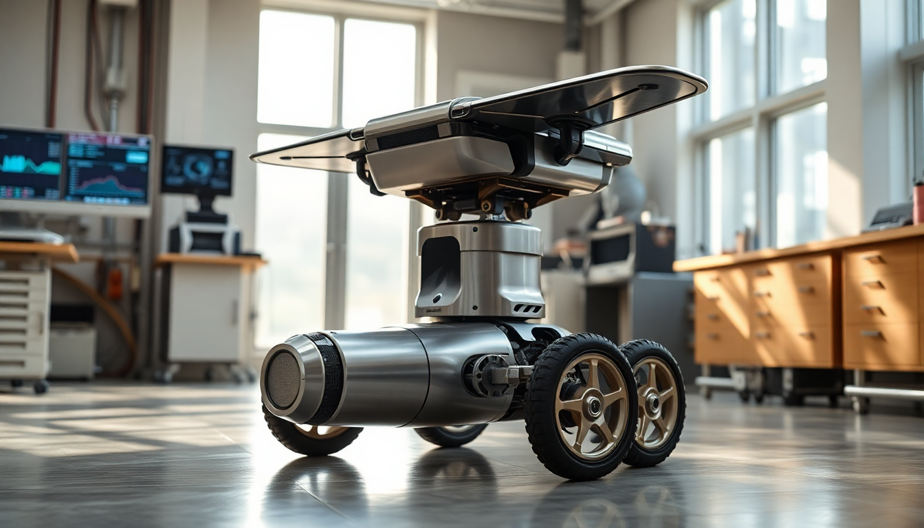 Innovador robot que combina locomoción terrestre y vuelo