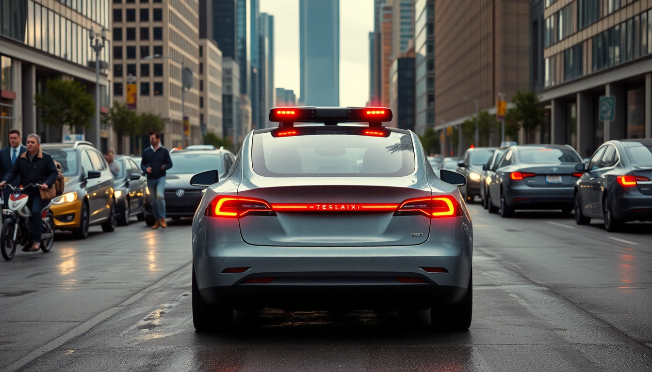 NHTSA investiga incidentes de conducción de Tesla durante el inicio del servicio robotaxi