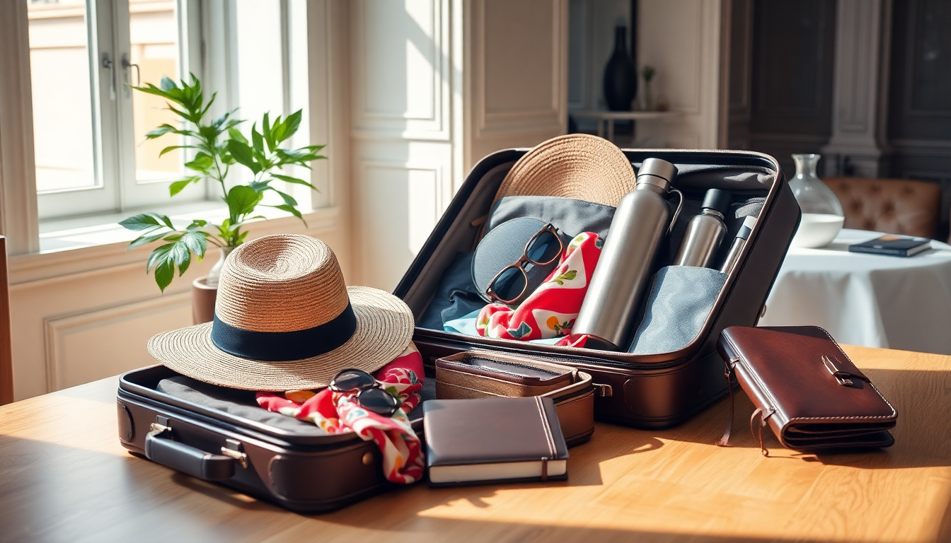 Seis elementos imprescindibles para un viaje con estilo