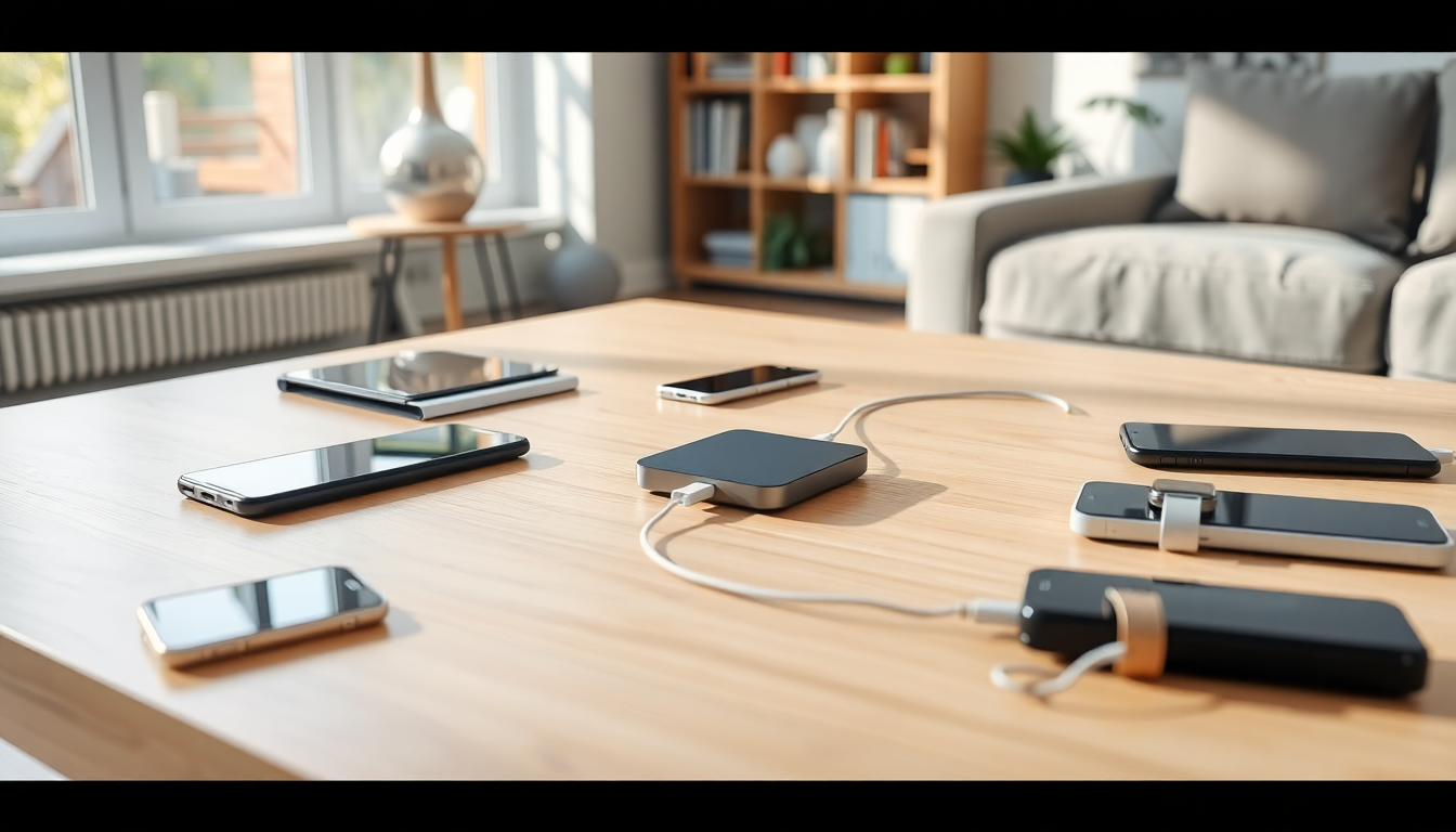Cargadores innovadores para un hogar sin cables enredados