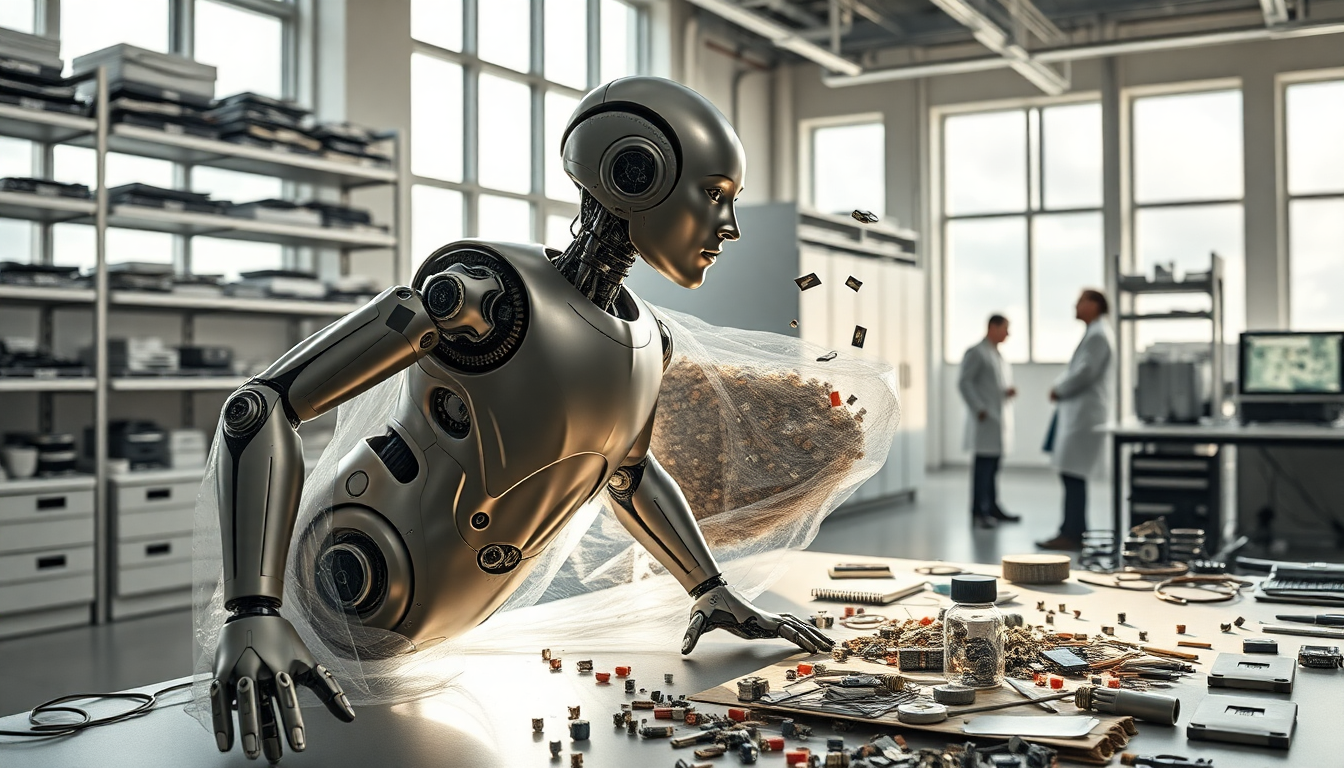 Innovación en robótica: máquinas que crecen y se reparan solas
