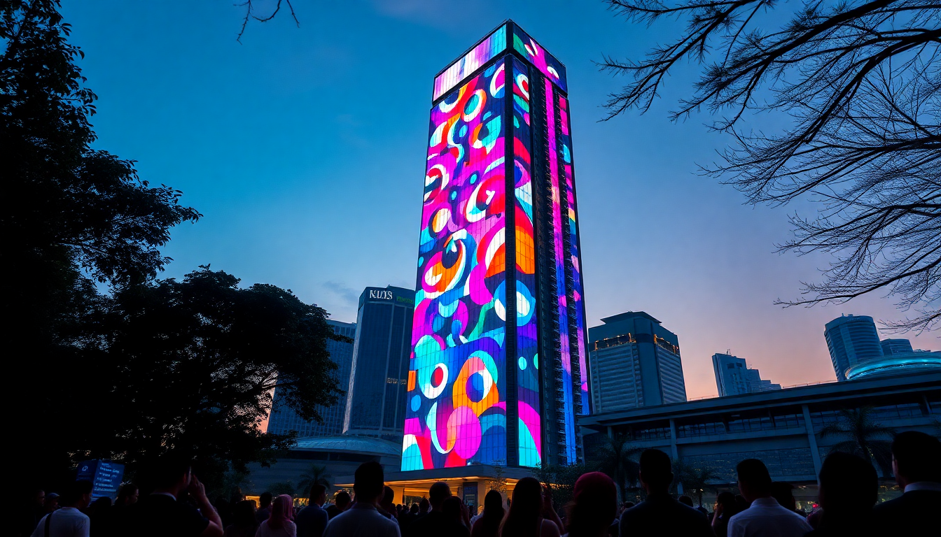 Singapur presenta una proyección digital única en su rascacielos UOB Plaza 1