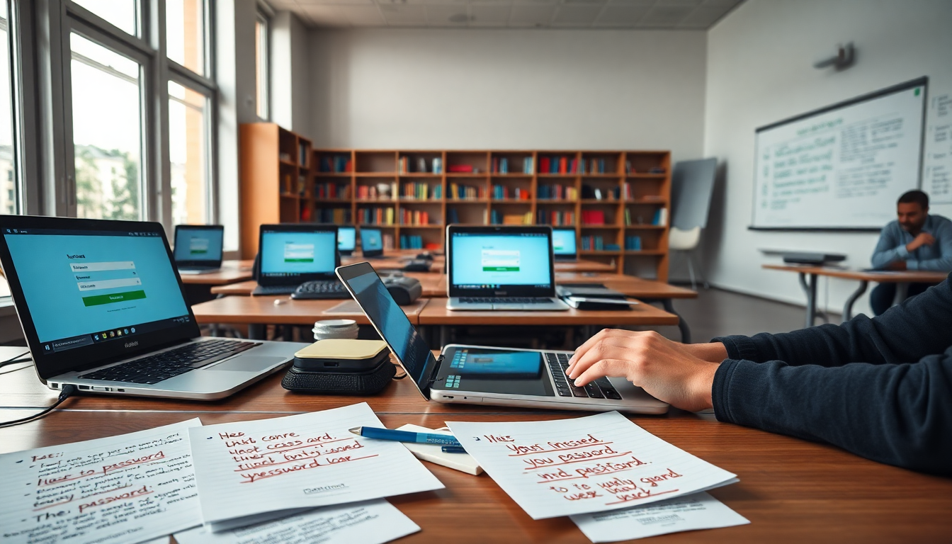 Vulnerabilidad en el sector educativo por contraseñas inseguras