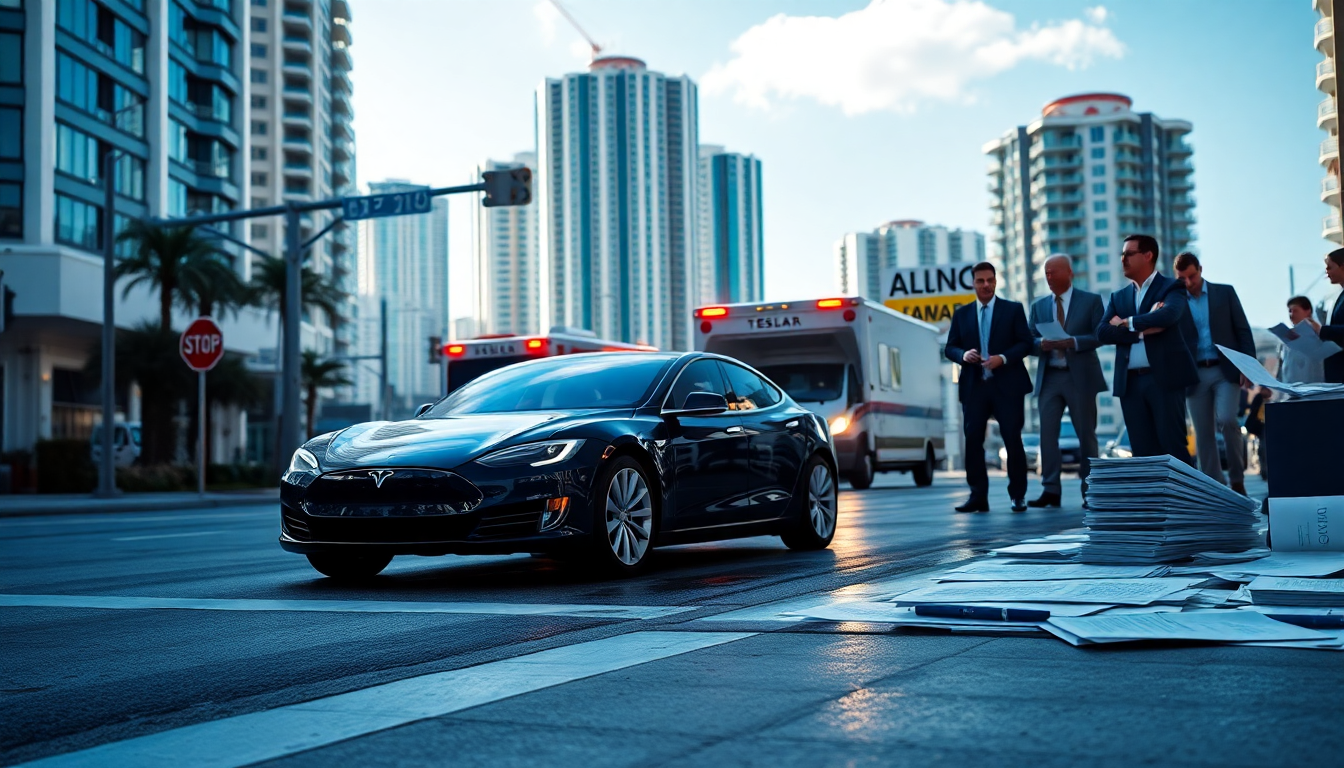 Tesla enfrenta responsabilidad legal tras accidente mortal en Miami