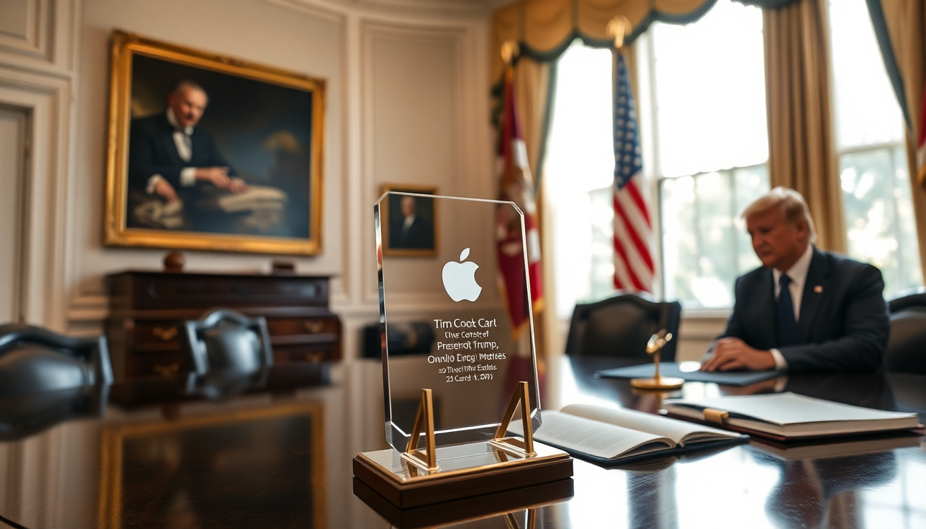 Tim Cook y Donald Trump: un inesperado encuentro en la Casa Blanca