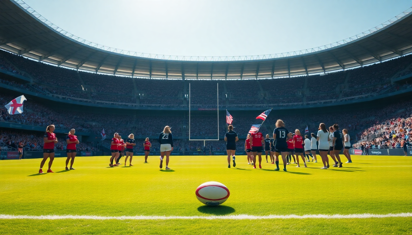 Transmisión gratuita del partido Inglaterra vs. EE.UU. en la Copa Mundial Femenina de Rugby 2025