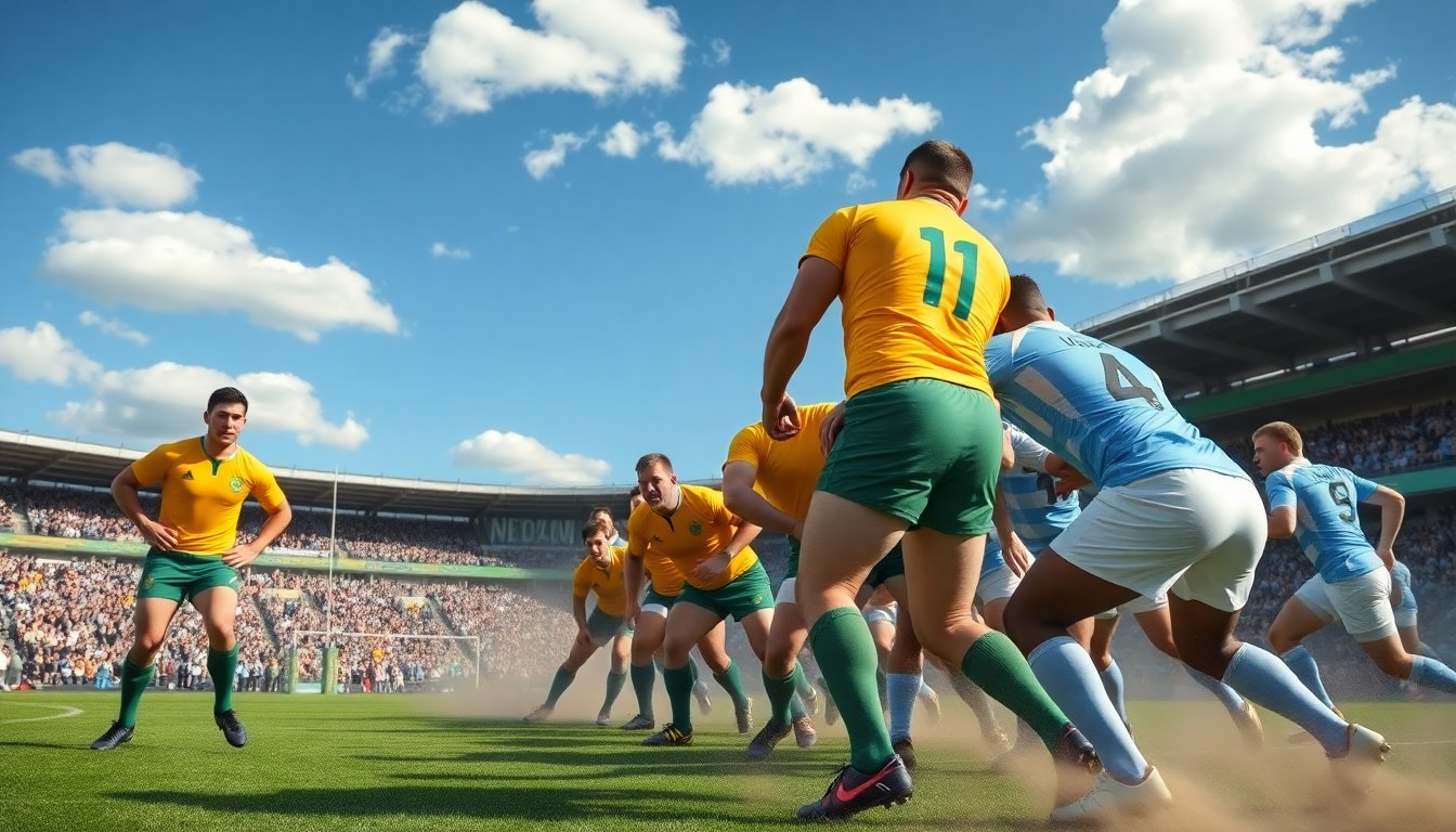 Australia vs Argentina: un duelo crucial en la Copa Mundial de Rugby