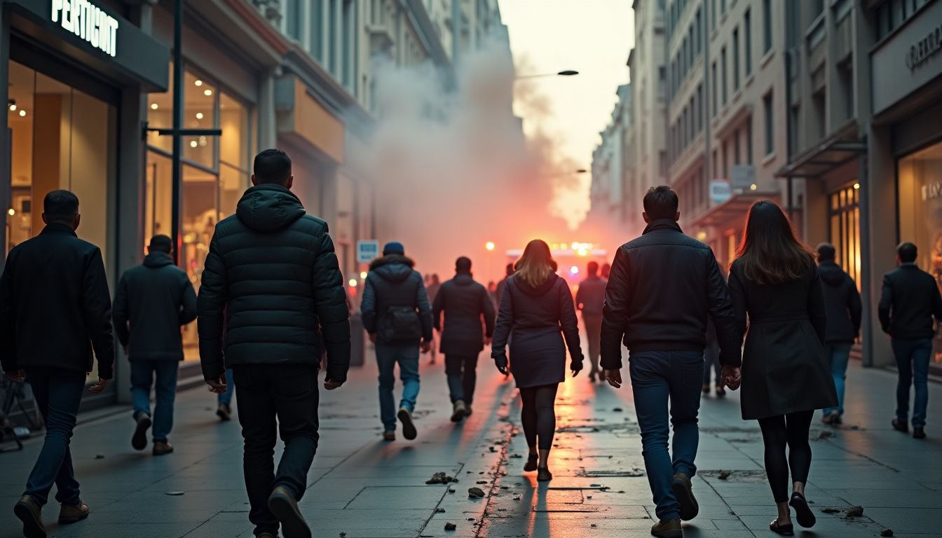 Explosión en el centro: múltiples heridos y caos en las calles