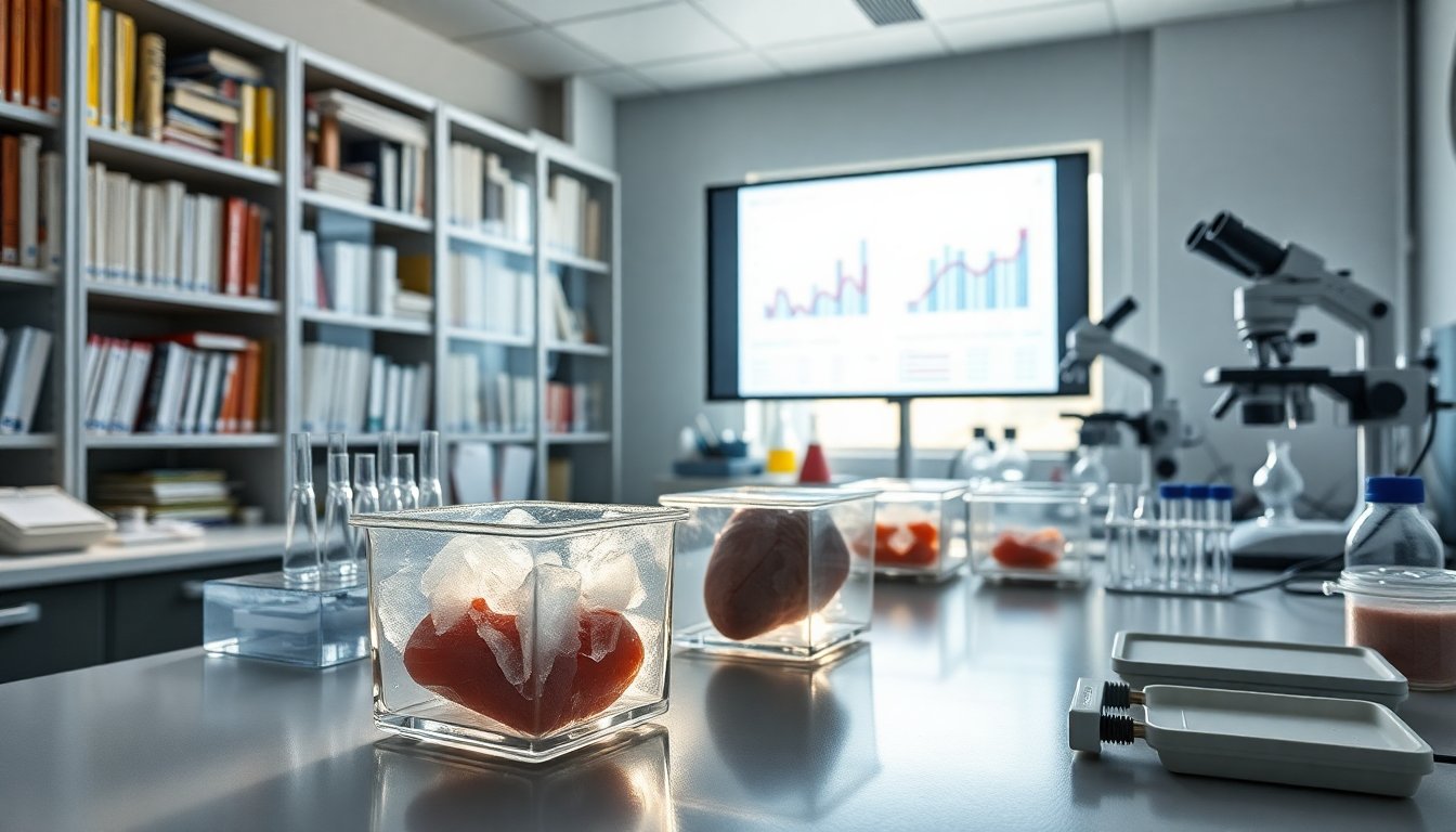 Innovaciones en criopreservación de órganos para la medicina del futuro