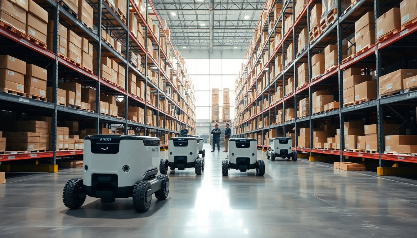 Automatización en Amazon: El impacto de la inteligencia artificial en la transformación de almacenes