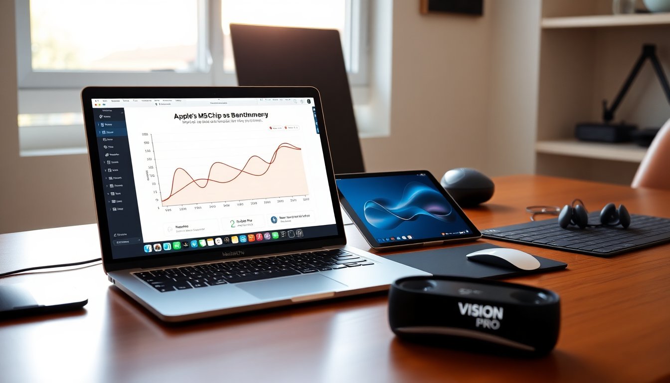 Comparativa del chip M5 de Apple con sus competidores en pruebas de rendimiento