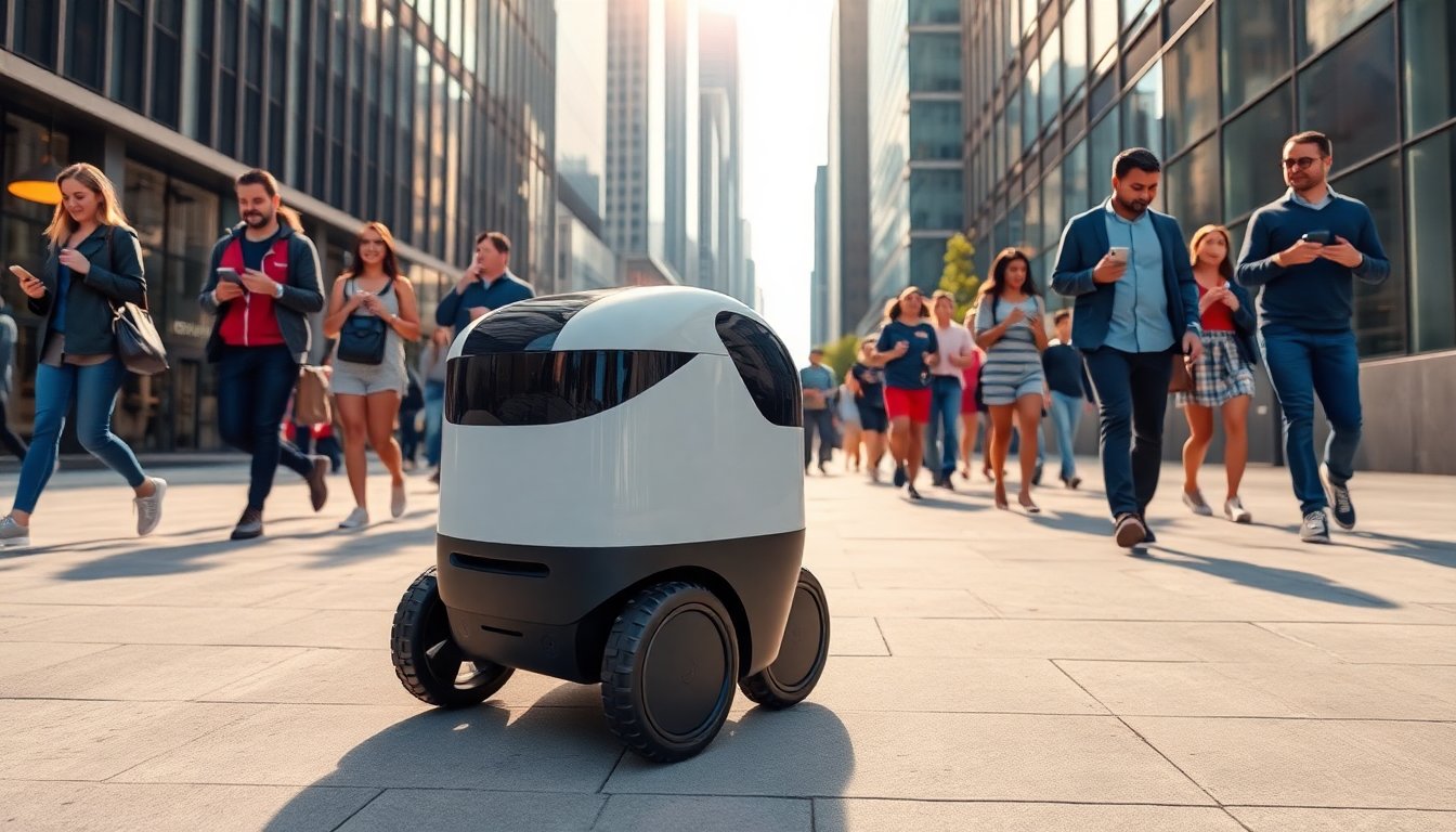 Explorando las innovadoras características del robot de entrega Dot de DoorDash