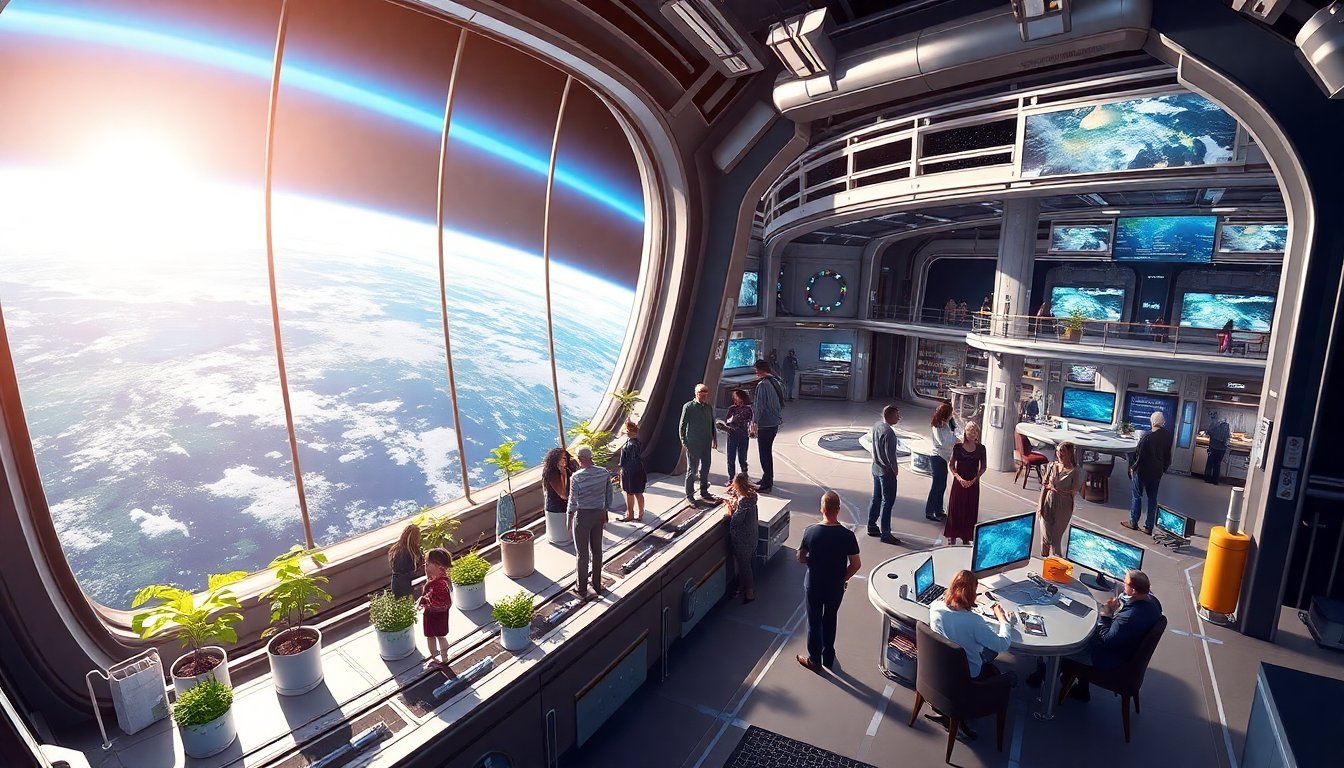 Jeff Bezos predice que millones vivirán en el espacio en las próximas décadas