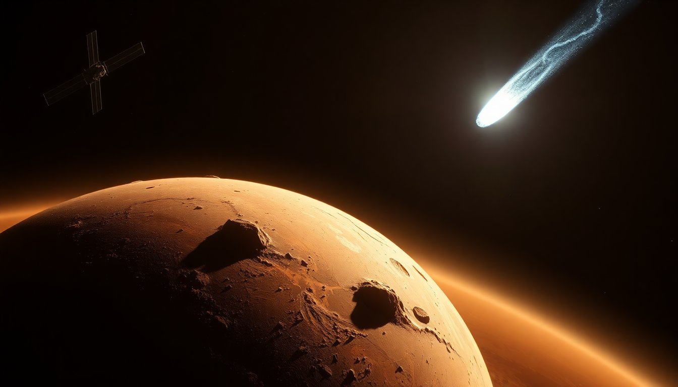 Nave espacial de Marte capta imágenes del cometa interestelar 3I/ATLAS