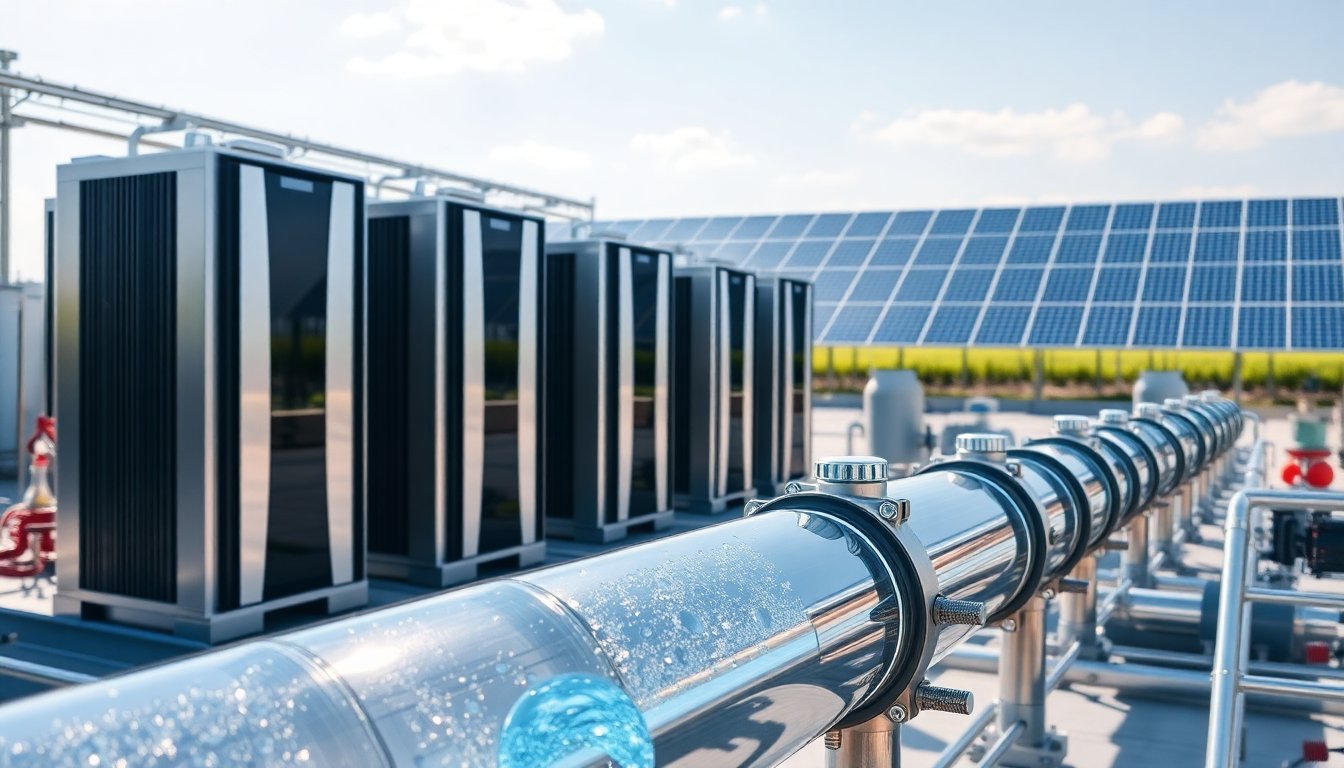 Avances innovadores en la producción de hidrógeno verde mediante electrolizadores