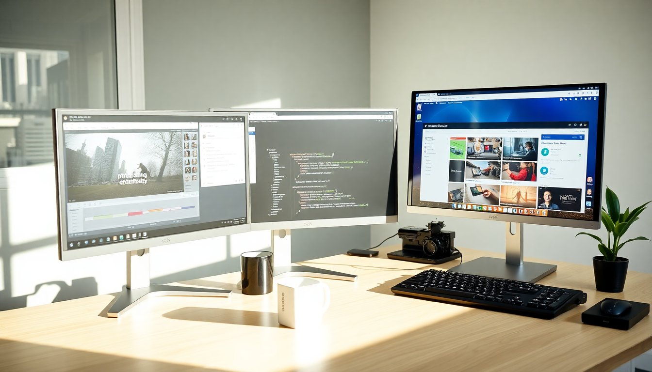 Novedades de KDE Plasma: Mejora tu experiencia con múltiples monitores