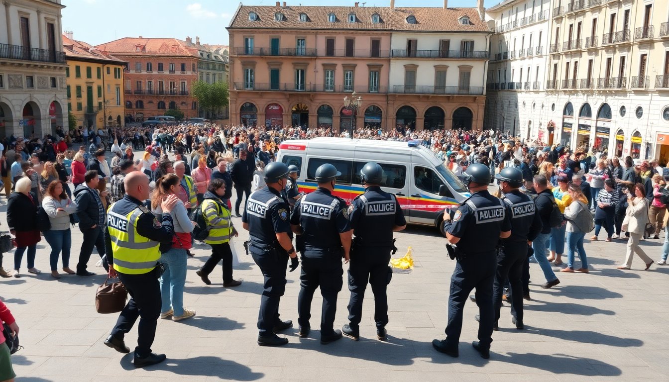 Sparatoria in centro provoca tre feriti in un affollato pomeriggio
