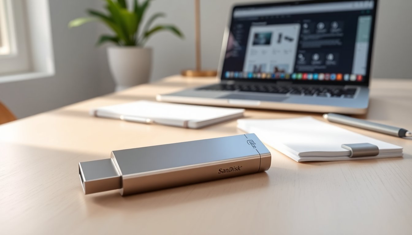 Unidad USB-C de 1 TB de SanDisk: Almacenamiento Portátil Rápido y Eficiente
