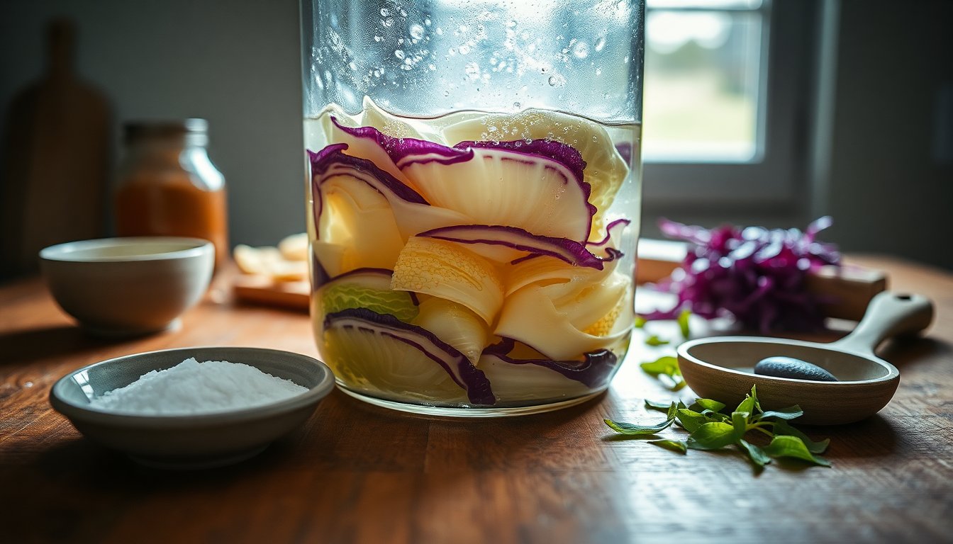 Fermentación casera de verduras para potenciar el umami