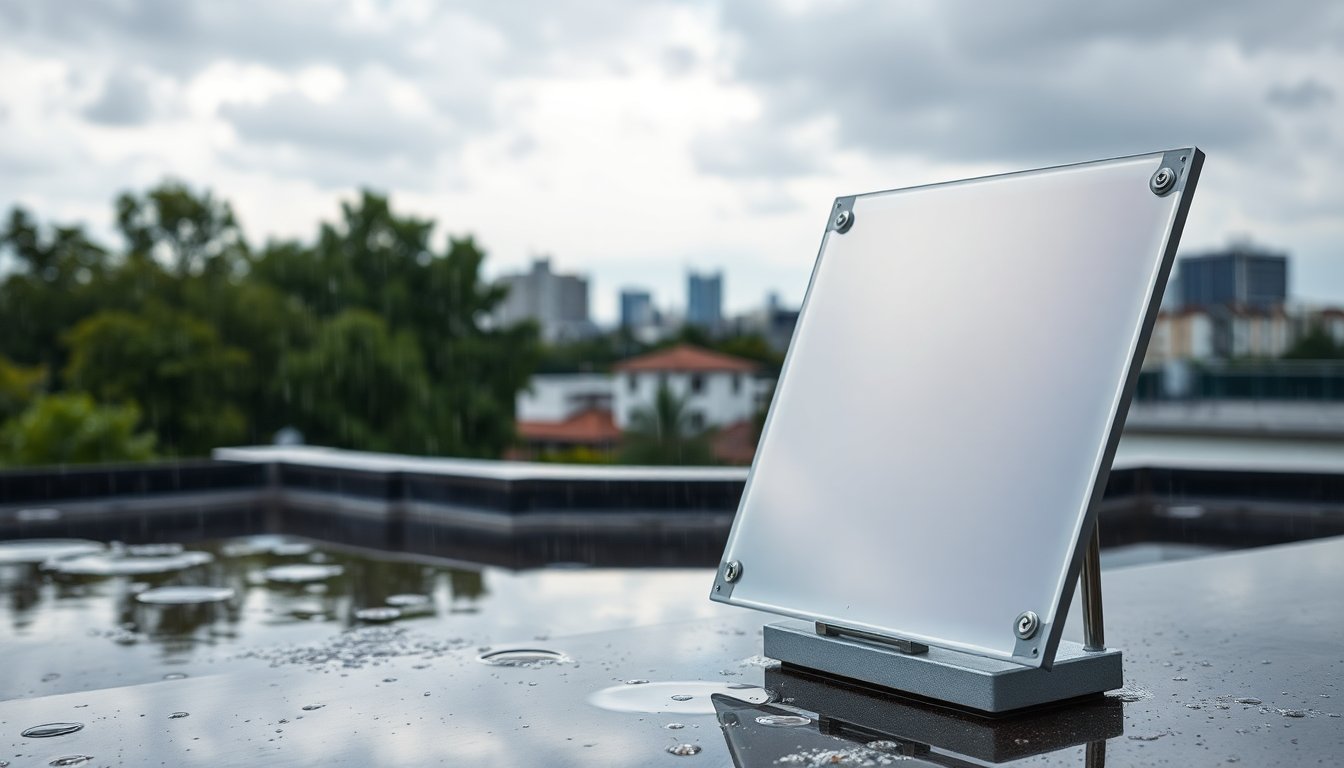 Panel híbrido de perovskita que produce energía en sol y lluvia para sensores y IoT