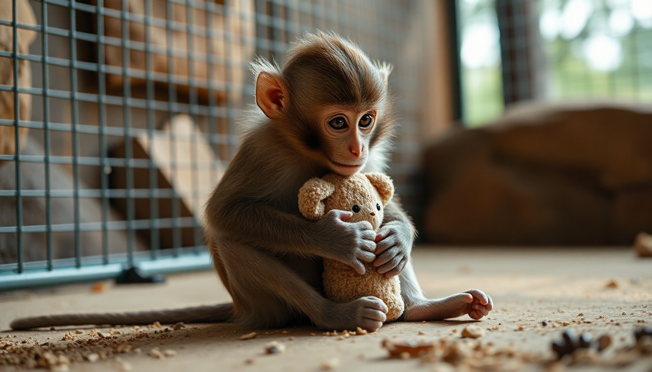 Punch el macaco viral: cómo un peluche cambió su integración social