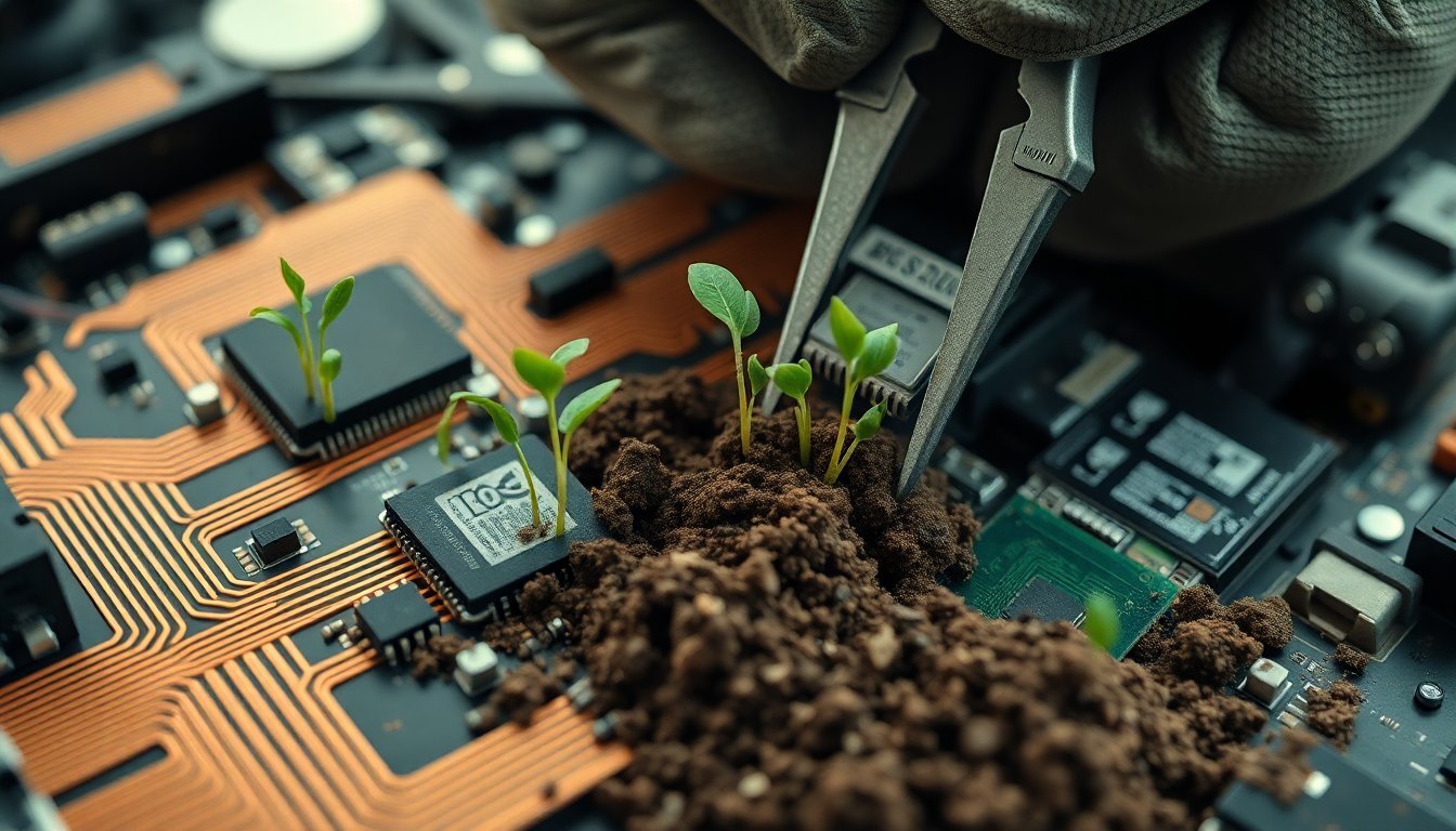 Cómo los residuos electrónicos y la minería urbana redefinen la economía circular