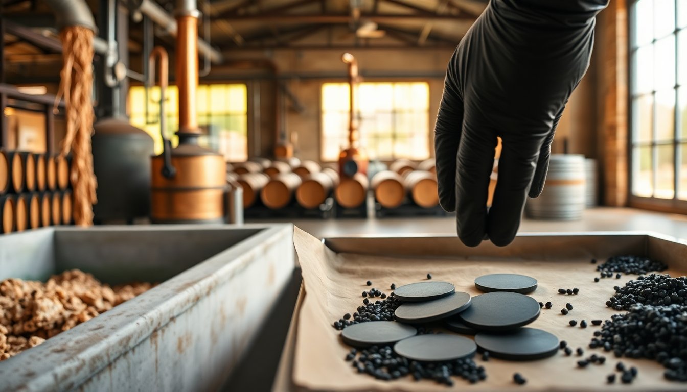Electrodos a partir de residuos de bourbon para supercondensadores comerciales