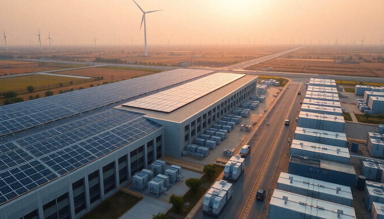 Plataforma de IA de 2 GW en India: Oxmiq y AM Group apuntan a escala renovable