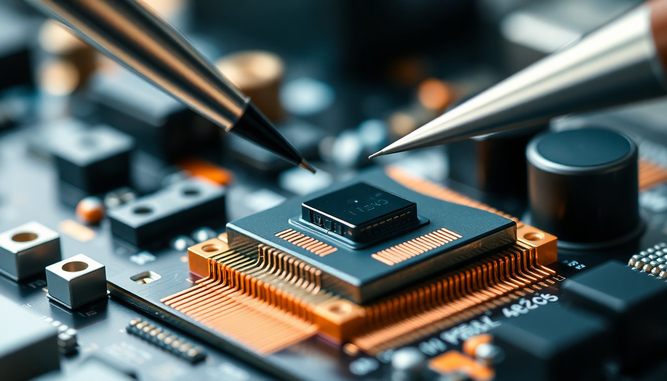 Sensores diminutos en chips detectan picos térmicos en 100 nanosegundos