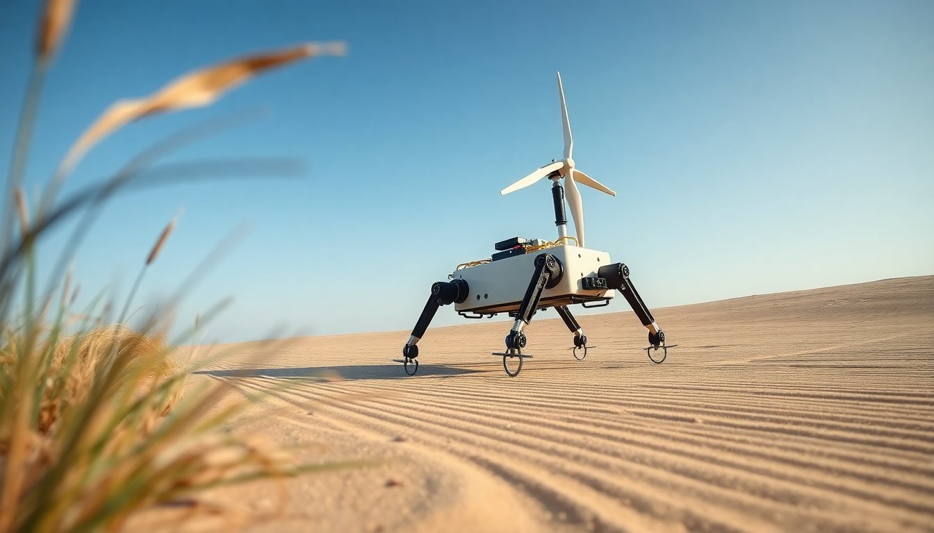 WANDER-bot: robot eólico impreso en 3D para misiones de larga duración
