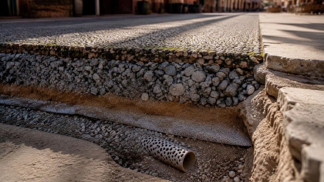 Pavimentos permeables en Marruecos: la solución innovadora contra el calor extremo