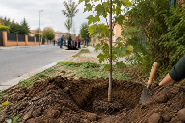 105 árboles nuevos en Torrejón para reforzar la masa arbórea