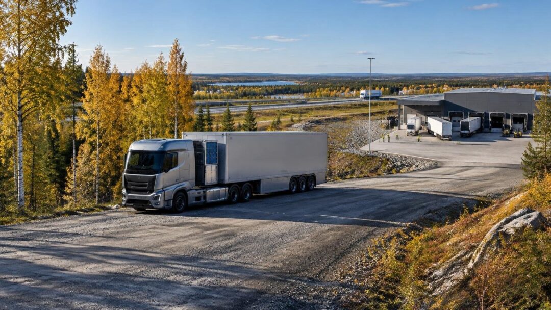 Prueba de transporte pesado con hidrógeno y electricidad en Finlandia