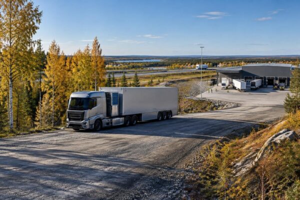 Prueba de transporte pesado con hidrógeno y electricidad en Finlandia